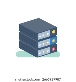 nas-storage icon vector illustration style