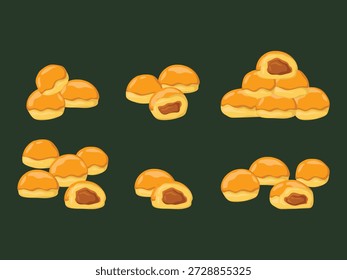 nastar pineapple tarts eid lebaran ramadan mubarak süß cartoon snack indonesisch essen hausgemachte kue
