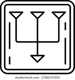 NAT Gateway Illustration vector Icon Design