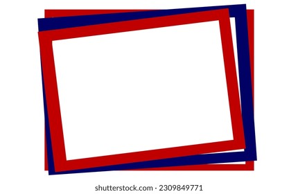Nation Flag color frame, Thailand election vote for nation
