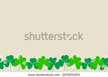 Nation flower border seamless background for celebration holiday party UK Irish Wales Scotland Northern Ireland vector illustration
