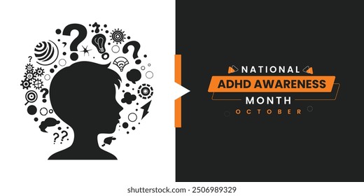 National ADDADHD Awareness Month Poster Design