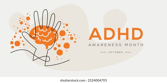 National ADHD awareness month, held on October.