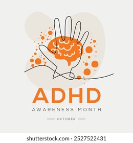 National ADHD awareness month, held on October.