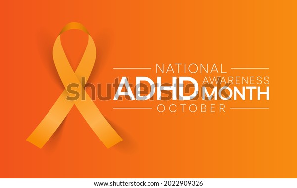 National Adhd Awareness Month Observed Every Stock Vector Royalty Free 2022909326 Shutterstock 4135