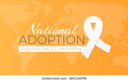 National Adoption Awareness Month Illustration Design