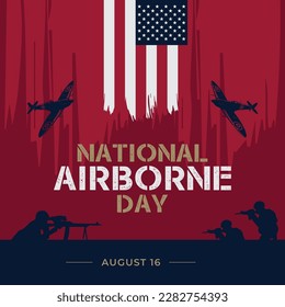 National airborne day design template