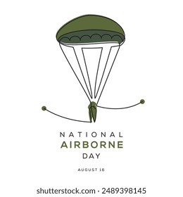 National airborne day, held on 16 August.