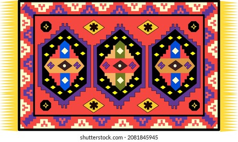 national Ancient Carpet vector format