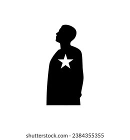 National Anthem Icon on White Background - Simple Vector Illustration