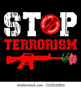 National anti terrorism day banner