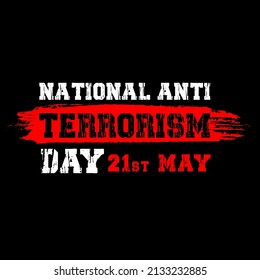 National anti terrorism day banner