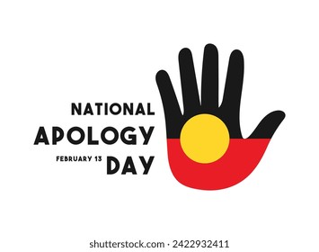 National Apology Day. February 13. Eps 10.