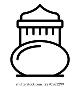 National architecture icon outline vector. Culture national. People sky