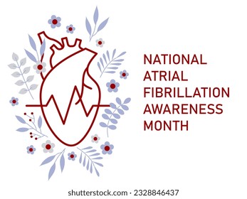 Mes Nacional de Concienciación sobre Fibrilación Auricular. Tratamientos de fibrilación auricular, complicaciones, diagnóstico. Factores de riesgo para la fibrilación auricular