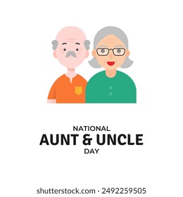 National Aunt and Uncles Day, Holiday concept. Template for background, Web banner, card, poster