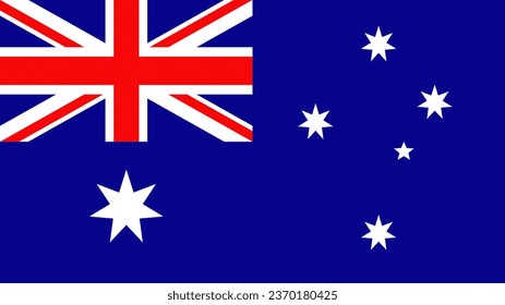 Die Flagge Australiens. Flagge Australiens. Australische Flagge. Vektorgrafiken der australischen Flagge