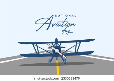 national aviation day, background template Holiday concept