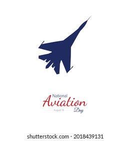 National Aviation Day , Vector Illustration.