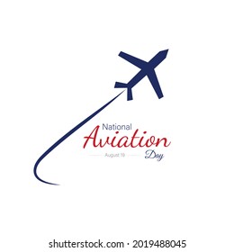 National Aviation Day , Vector Illustration.