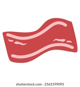 National Bacon Lovers Day slice bacon illustration