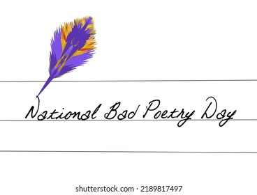 National Bad Poetry Day August 18