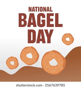 national bagel day with delicious bagels