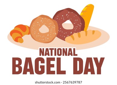 national bagel day with delicious bagels