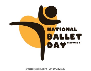 National Ballet Day. February 7. Eps 10.