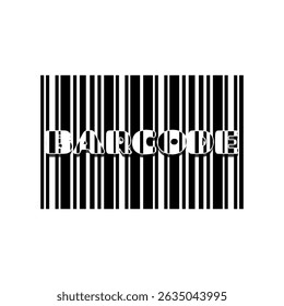 National Barcode Day to celebrate on June 26th. Black and white bar lines with bold text inside on a white background.