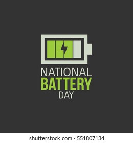 national Battery Day Vector Illustration. National Battery Day is a great opportunity to learn more about batteries and how they work. It's also a day to think about how we can use batteries.