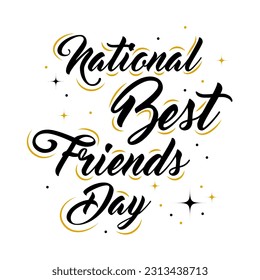 470+ National Best Friends Day Ilustração de stock, gráficos