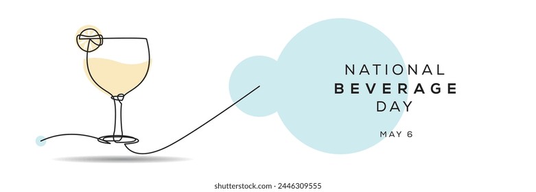 National beverage day, held on 6 May.