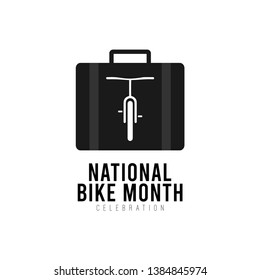 National Bike Month Vector Template Design Illustration