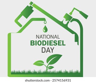 National biodiesel day background template. Holiday concept. background, banner, placard, card, and poster design template with text inscription and standard color. vector illustration.