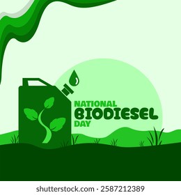 National Biodiesel Day is celebrated on March 18th. Biodiesel oil is usually made from environmentally friendly crude palm oil.