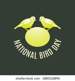 National Bird Day Vector Illustration