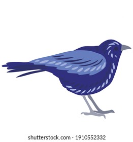 National Bird Day Vector Illustration. Image of a bird soaring in the sky. Silhouette of a bird. Feathers of a bird