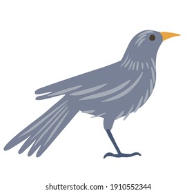 National Bird Day Vector Illustration. Image of a bird soaring in the sky. Silhouette of a bird. Feathers of a bird