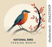 National Bird Feeding Month encourages us to provide food, water, and shelter for wild birds, promoting birdwatching and conservation in our communities.