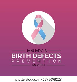 National Birth Defects Prevention Month vector template. Raising Awareness and Supporting Healthy Pregnancies with Birth Defect Prevention Graphics. background, banner, card, poster design.