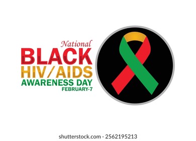 National Black HIV AIDS Awareness Day wallpaper with shapes and typography, banner, card, poster, template. National Black HIV AIDS Awareness Day, Modern background