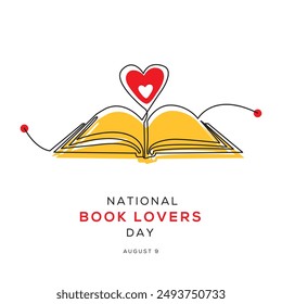 National Book Lovers Day, held on 9 August.