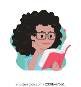 national book lovers day vector illustration