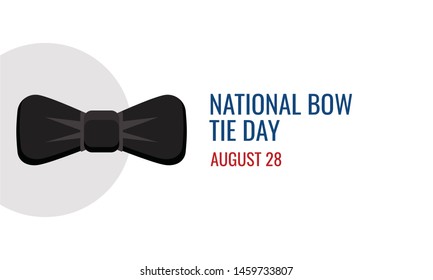 National Bow Tie Day 28 August Poster