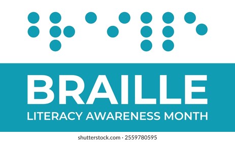 National Braille Literacy Month observed each year during January. Focuses on promoting braille literacy for visually impaired individuals.