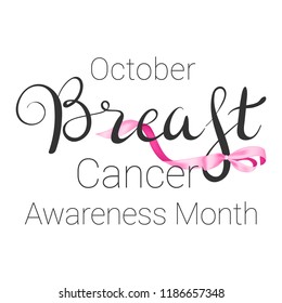 National Breast Cancer Awareness Month (Pink ribbon)