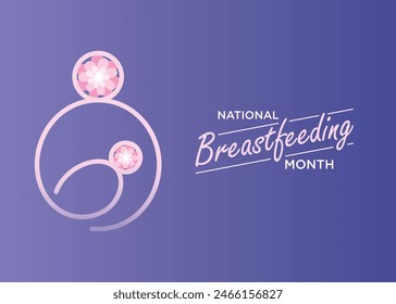 National Breastfeeding Month, observed in August, aims to promote the health benefits of breastfeeding and provide support and education for breastfeeding families.