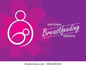 National Breastfeeding Month, observed in August, aims to promote the health benefits of breastfeeding and provide support and education for breastfeeding families.