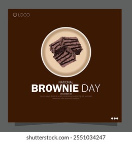 National Brownie Day, celebrated on December 8th, honors the delicious and fudgy dessert loved by many.